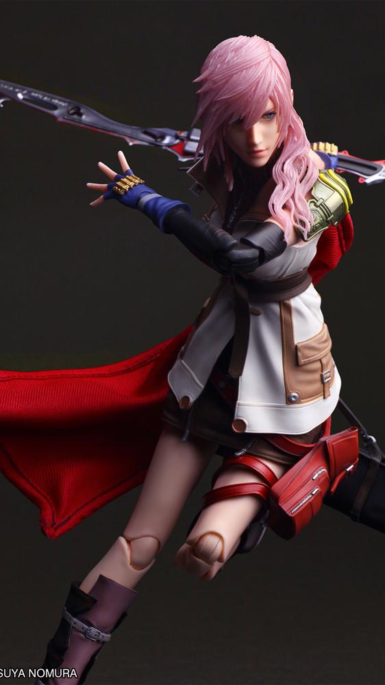 Lightning Action Figure - FINAL FANTASY XIII PLAY ARTS SHIN Series