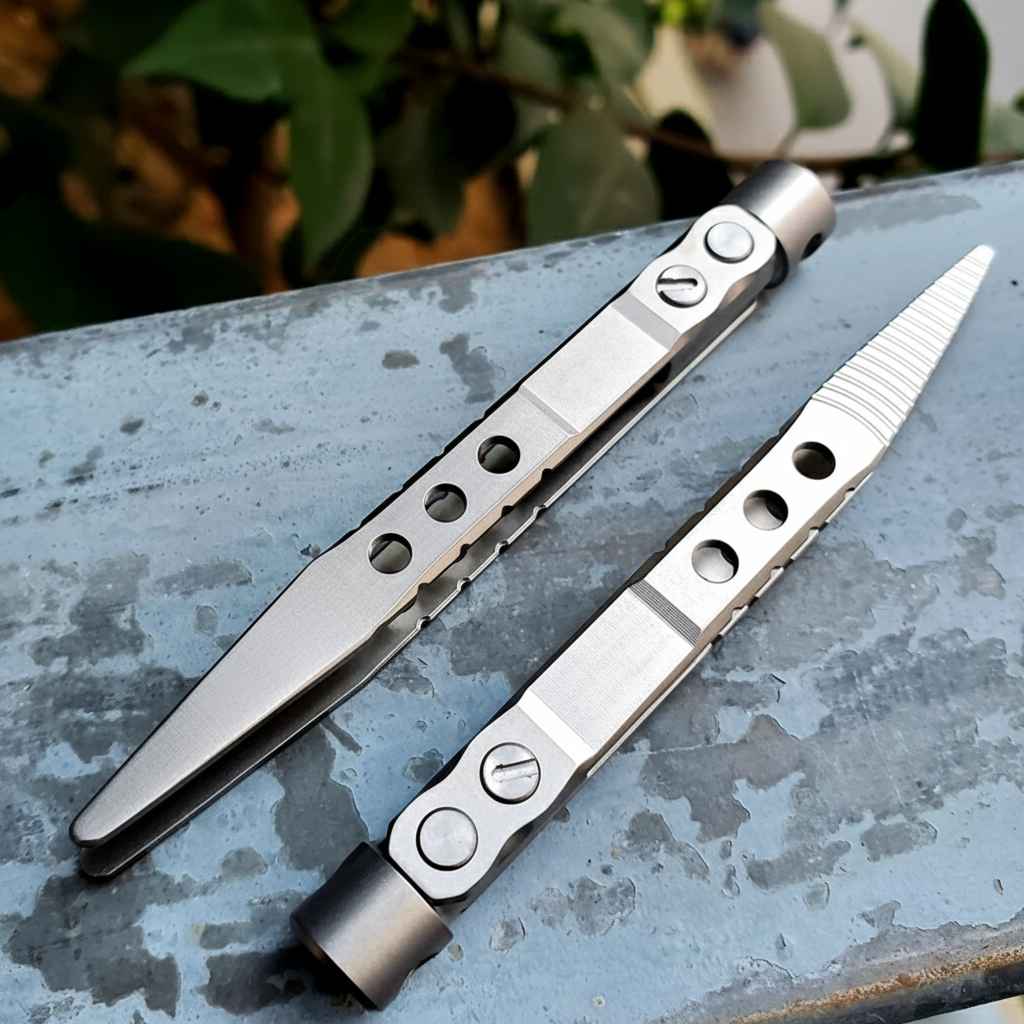 Bear Head Titanium Alloy Tweezers – CNC Precision EDC Tool