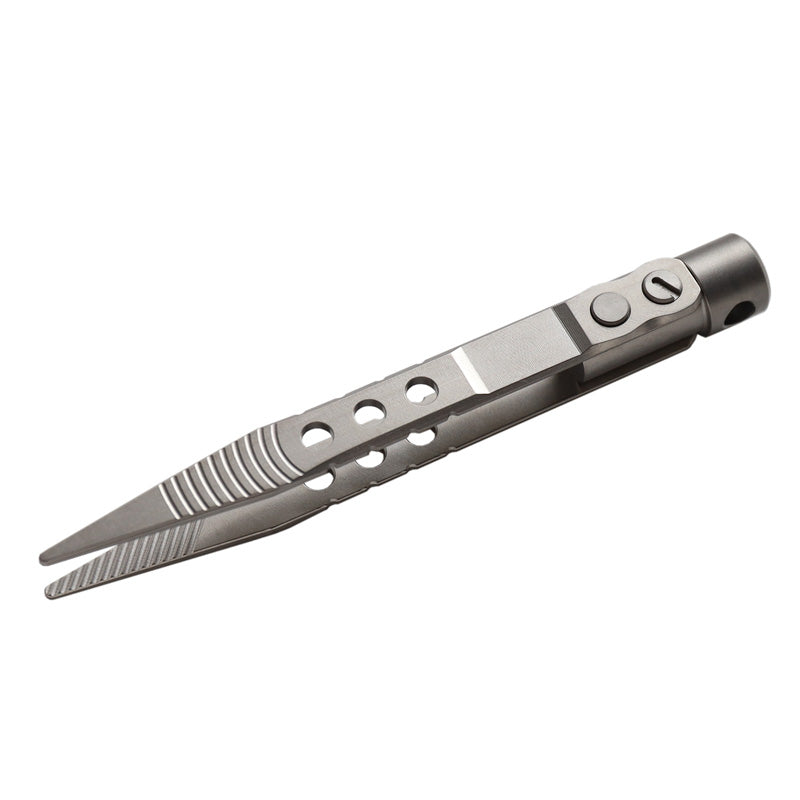 Bear Head Titanium Alloy Tweezers – CNC Precision EDC Tool