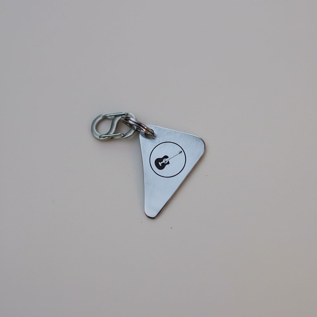 CPM S90V Tool Steel Guitar Pick EDC Pocket Scraper