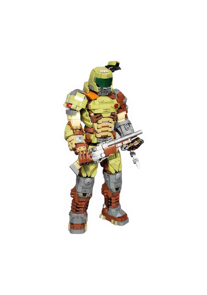DOOM Slayer Mecha Building Blocks Model - The Ultimate Warrior from Hell