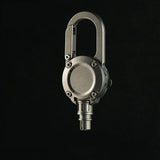 Equipage Master Retractable Carabiner Keychain CNC Machined Heavy Duty EDC Gear Clip