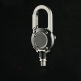 Equipage Master Retractable Carabiner Keychain CNC Machined Heavy Duty EDC Gear Clip