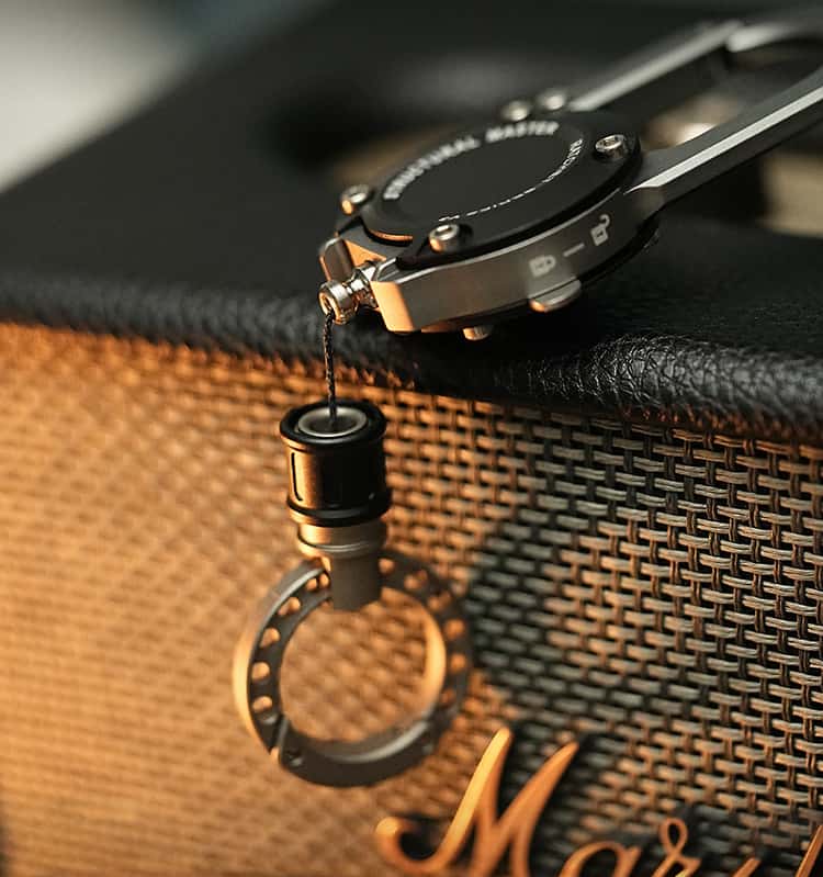 Equipage Master Retractable Carabiner Keychain CNC Machined Heavy Duty EDC Gear Clip