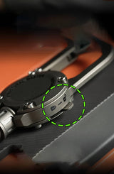 Equipage Master Retractable Carabiner Keychain CNC Machined Heavy Duty EDC Gear Clip