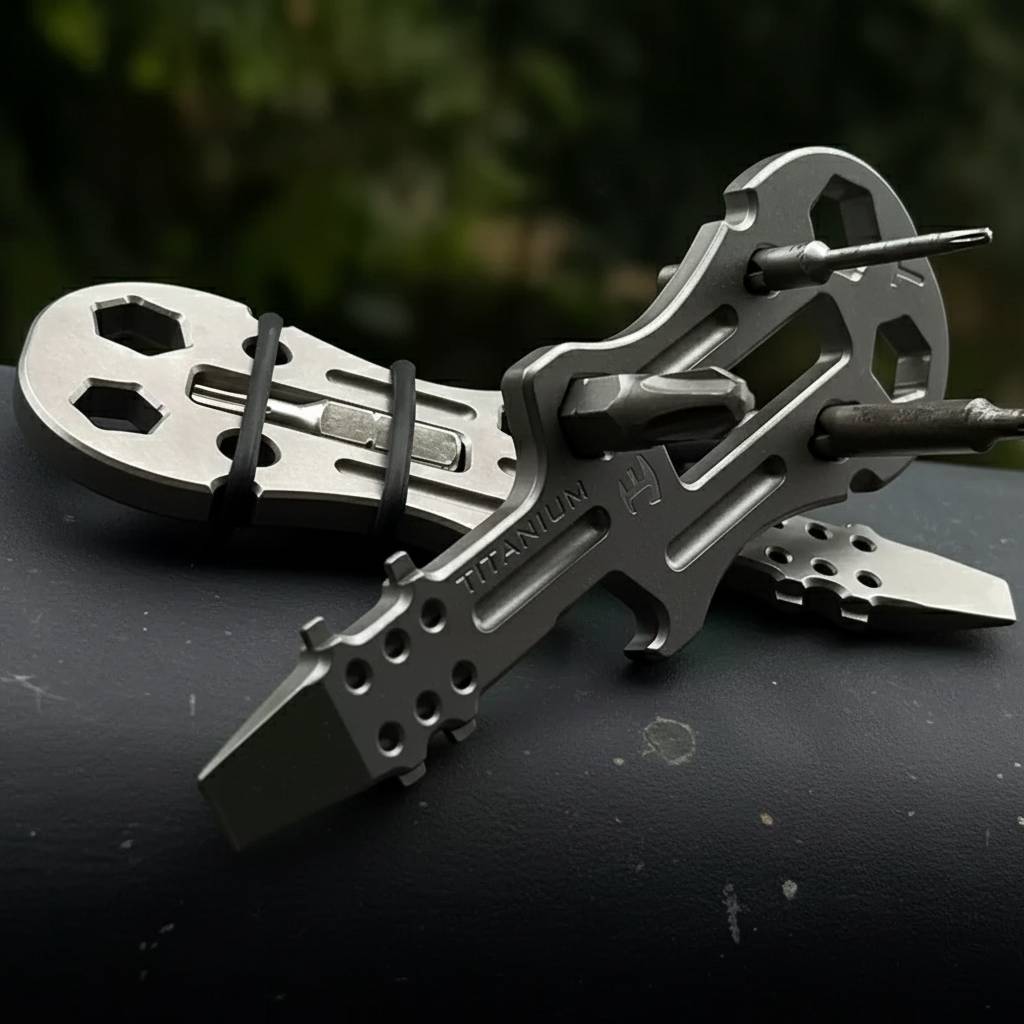 Guitar Mini Prybar Titanium EDC Multitool
