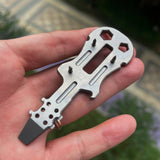 Guitar Mini Prybar Titanium EDC Multitool