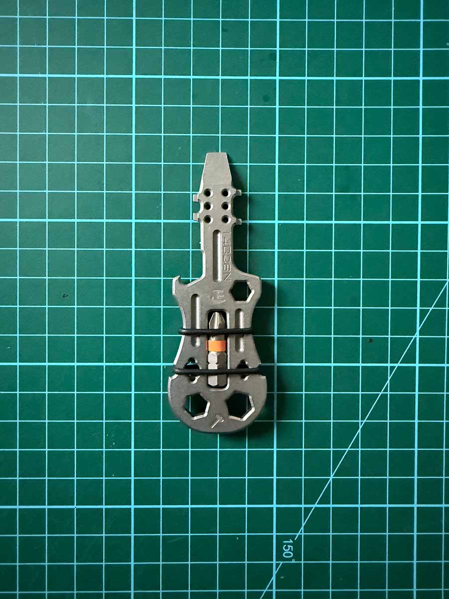 Guitar Mini Prybar Titanium EDC Multitool