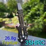 Guitar Mini Prybar Titanium EDC Multitool