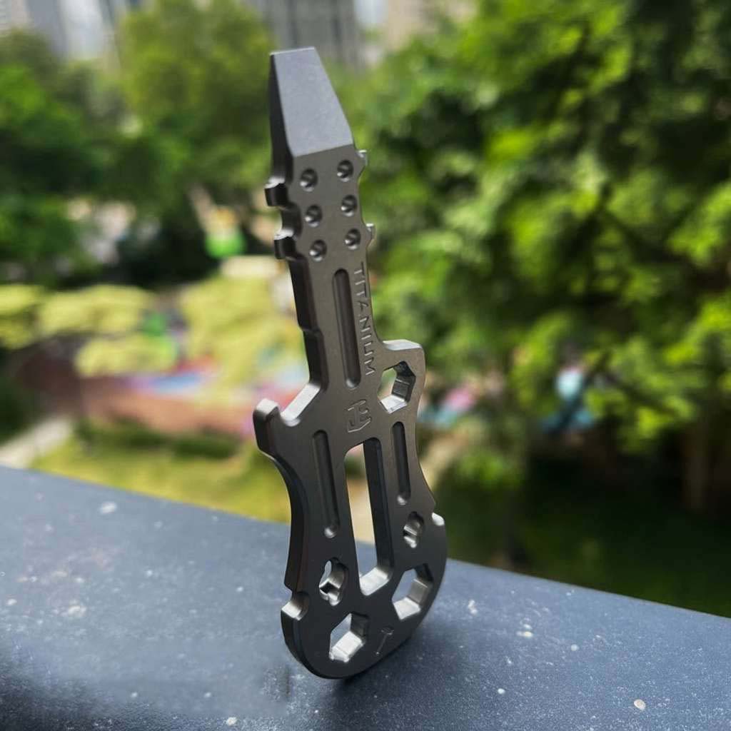 Guitar Mini Prybar Titanium EDC Multitool