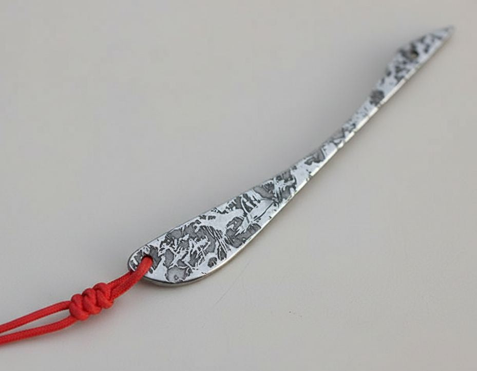 Handcrafted Muonionalusta Meteorite EDC Pendant Utility Tool