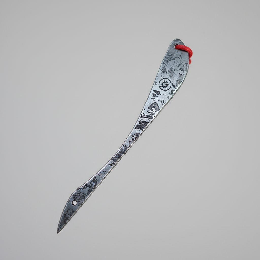 Handcrafted Muonionalusta Meteorite EDC Pendant Utility Tool