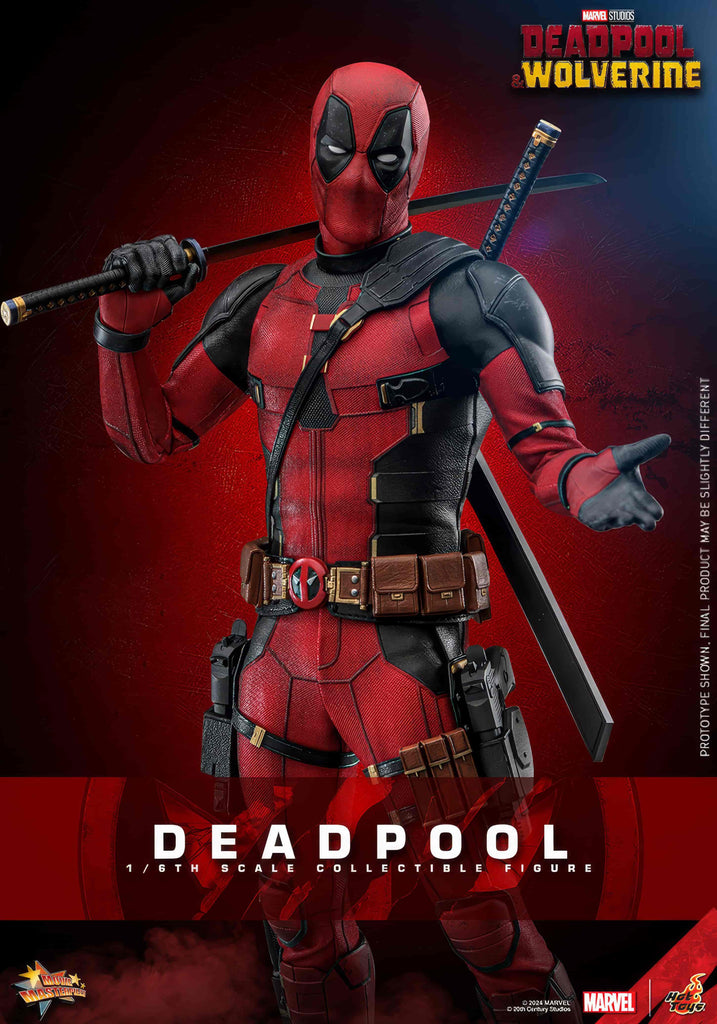 Hot Toys 1:6 Scale Deadpool Collectible Figure – The Ultimate Merc with a Mouth