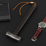 Japanese Dual-Head Genno Hammer – S55 High Carbon Steel with Ebony Handle