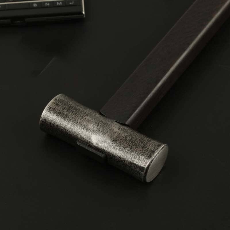 Japanese Dual-Head Genno Hammer – S55 High Carbon Steel with Ebony Handle