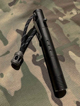 Lightning Bolt-Action Flashlight – EDC Aluminum Tactical Pen Light (AA  14500 Battery)