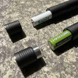 Lightning Bolt-Action Flashlight – EDC Aluminum Tactical Pen Light (AA  14500 Battery)