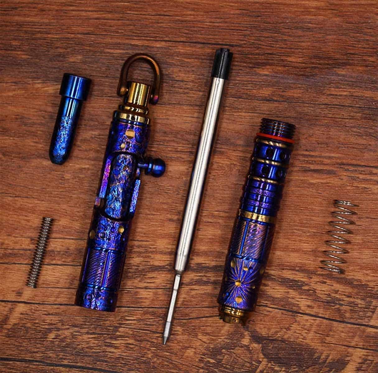 Limited Edition Handcrafted TC4 Titanium Bolt Action Pen