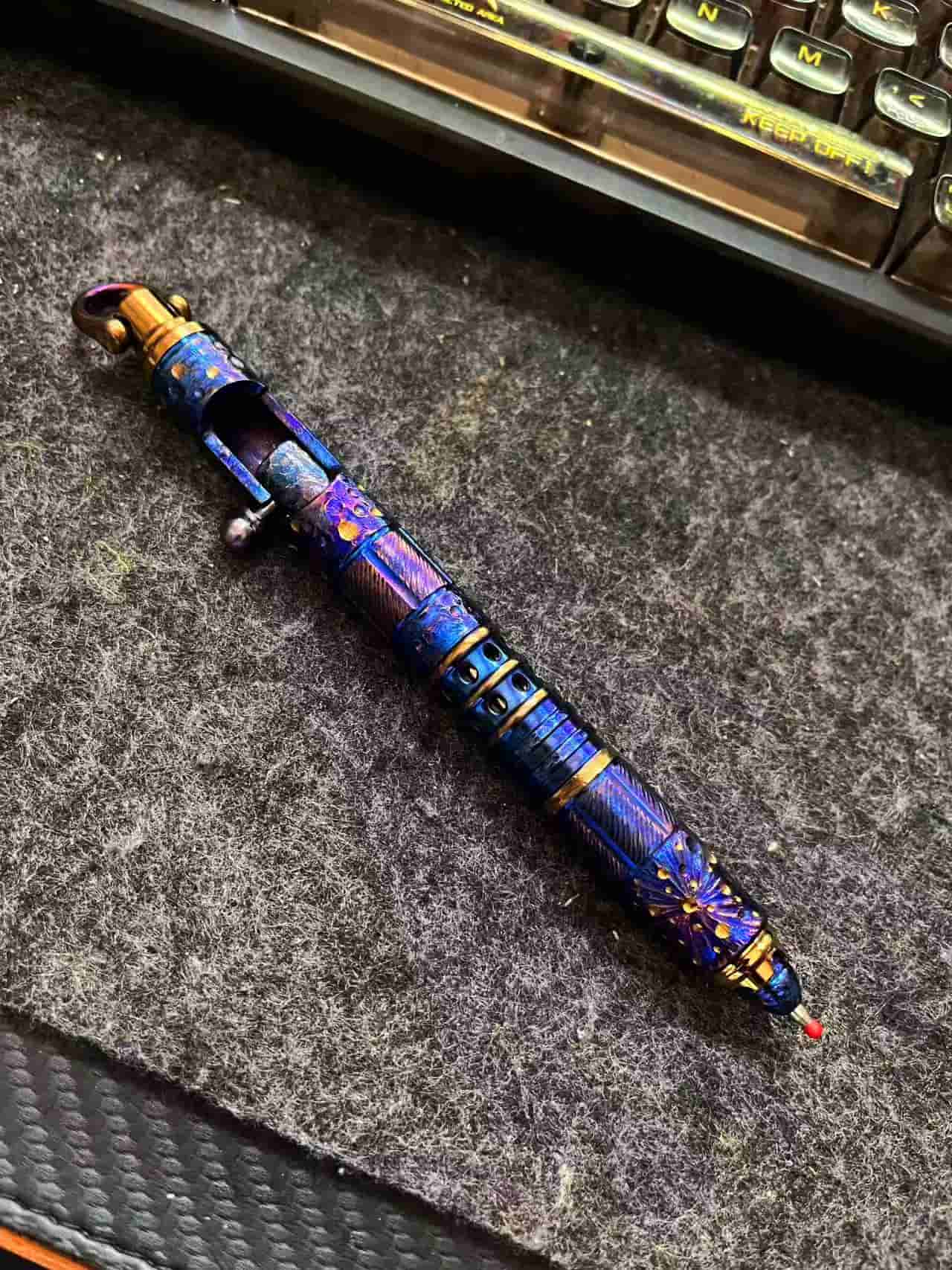 Limited Edition Handcrafted TC4 Titanium Bolt Action Pen