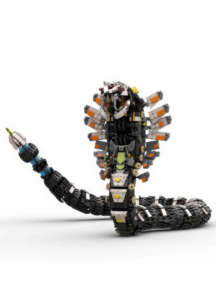 MOC Mecha Serpent Building Blocks Model - A Futuristic Predator from a Distant World