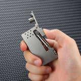Machined Titanium Alloy Mechanical Lighter with Industrial Design