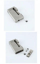 Machined Titanium Alloy Mechanical Lighter with Industrial Design