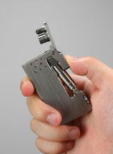 Machined Titanium Alloy Mechanical Lighter with Industrial Design