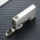 Machined Titanium Alloy Mechanical Lighter with Industrial Design
