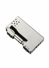 Machined Titanium Alloy Mechanical Lighter with Industrial Design