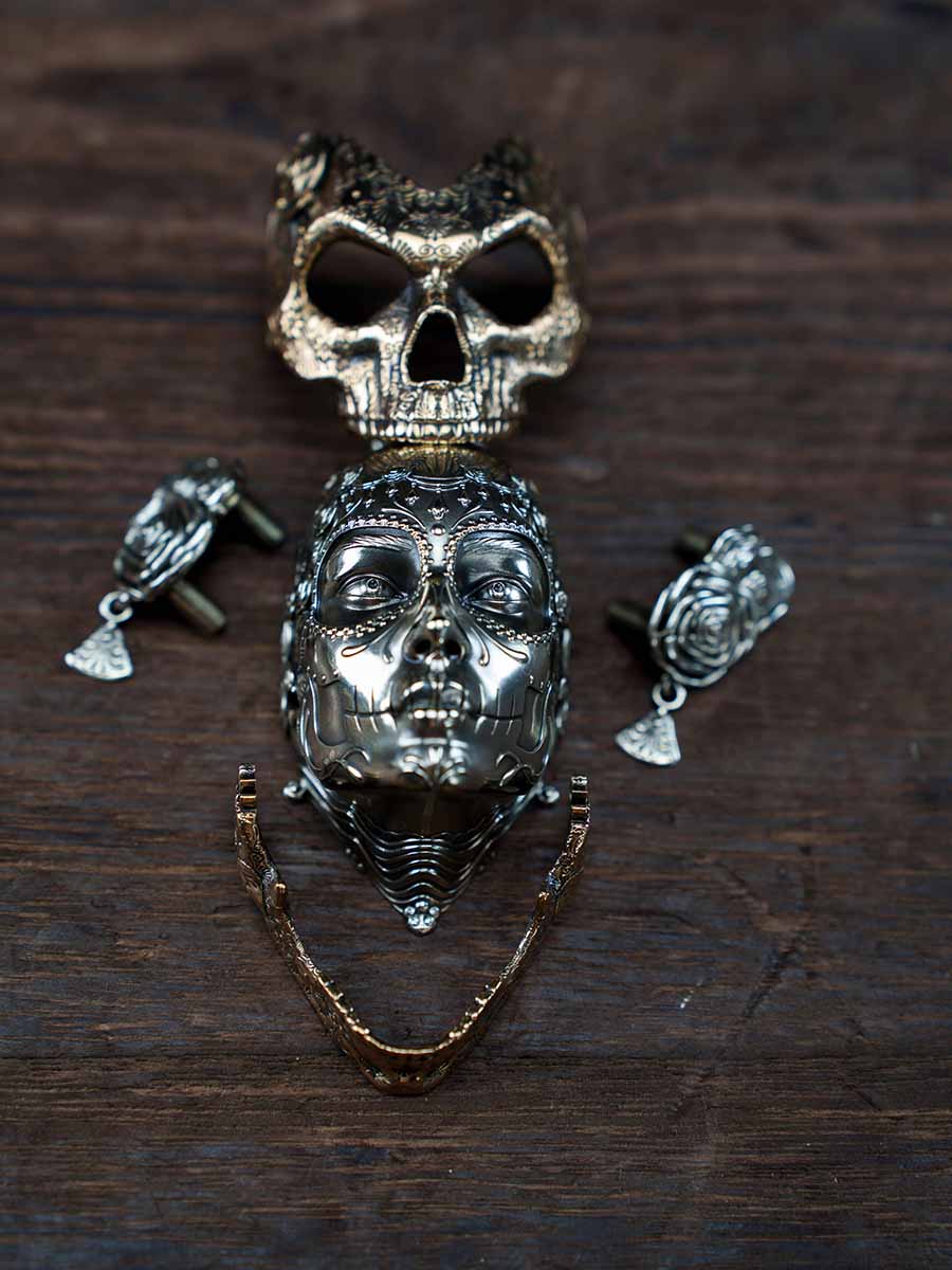 Mechanical Mask The Rose Seed – Magnetic EDC Art Sculpture