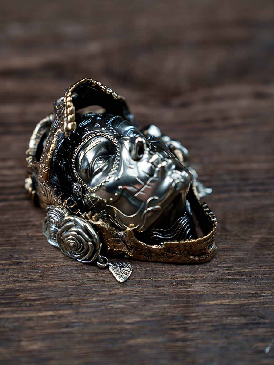 Mechanical Mask The Rose Seed – Magnetic EDC Art Sculpture