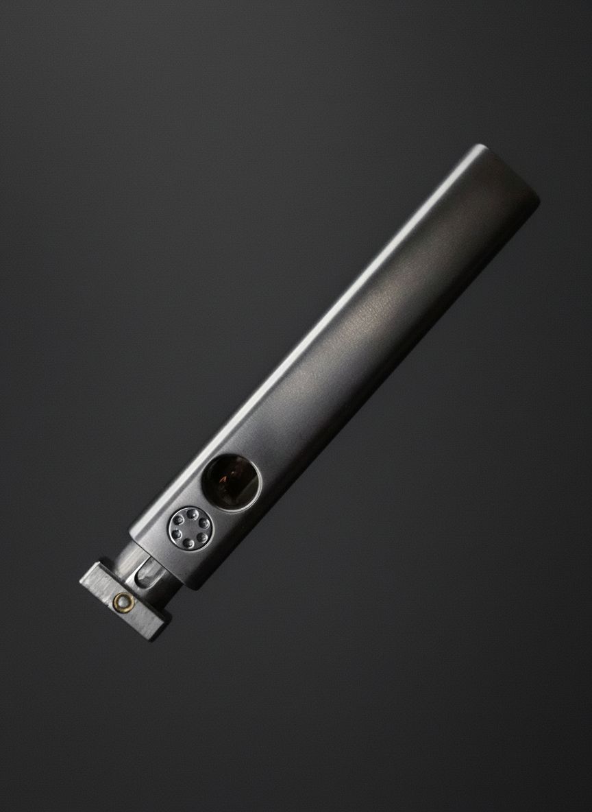 Minimalist Titanium Fluid Lighter Precision CNC Machined Slim Pocket Carry