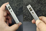 Minimalist Titanium Fluid Lighter Precision CNC Machined Slim Pocket Carry