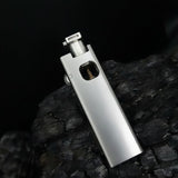 Minimalist Titanium Fluid Lighter Precision CNC Machined Slim Pocket Carry