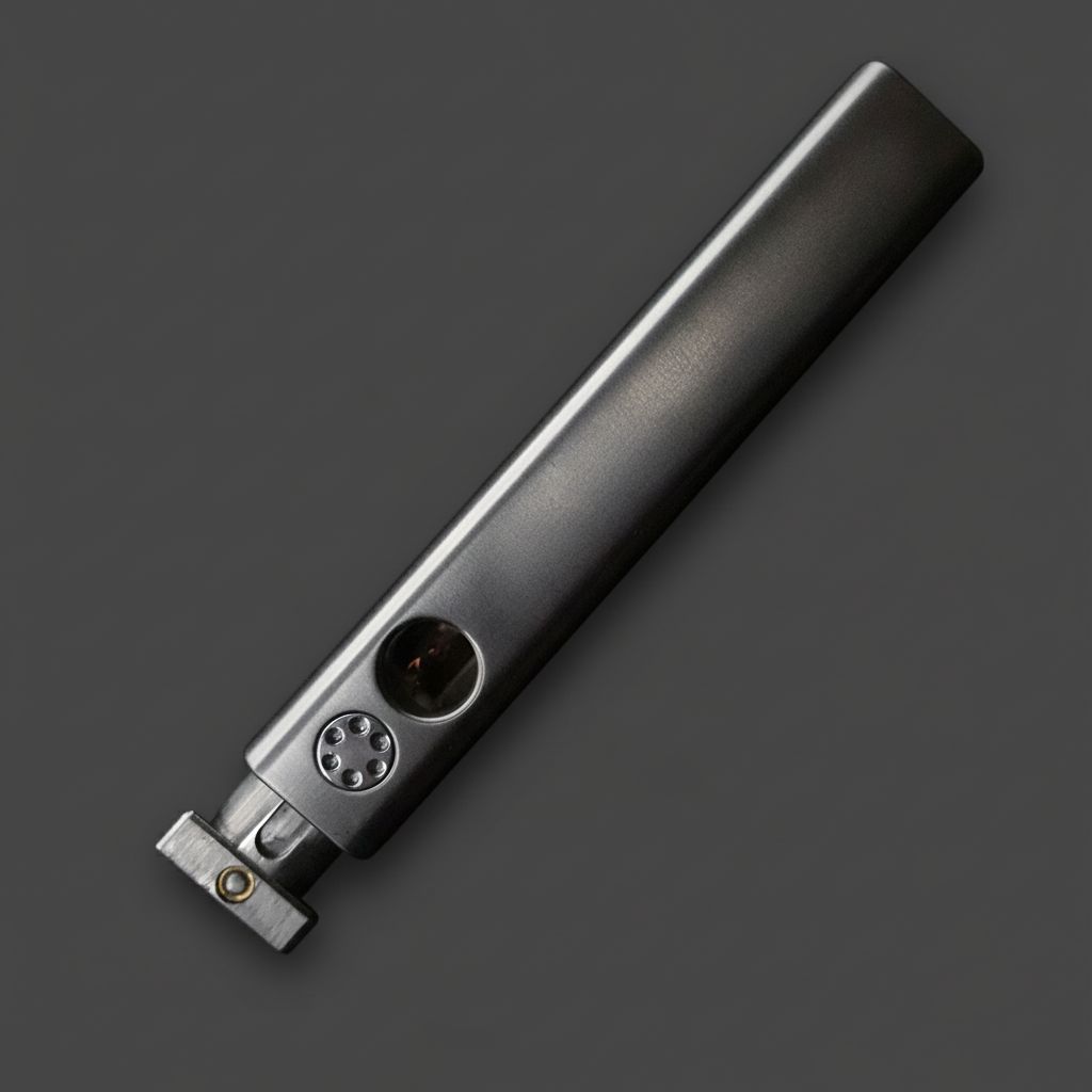 Minimalist Titanium Fluid Lighter Precision CNC Machined Slim Pocket Carry