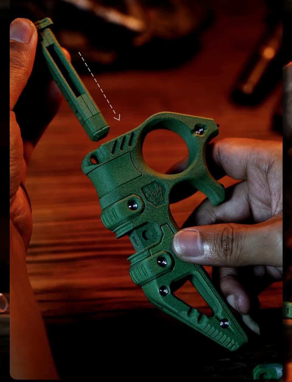 PLA-CF Carbon Fiber Modular Slingshot Handle