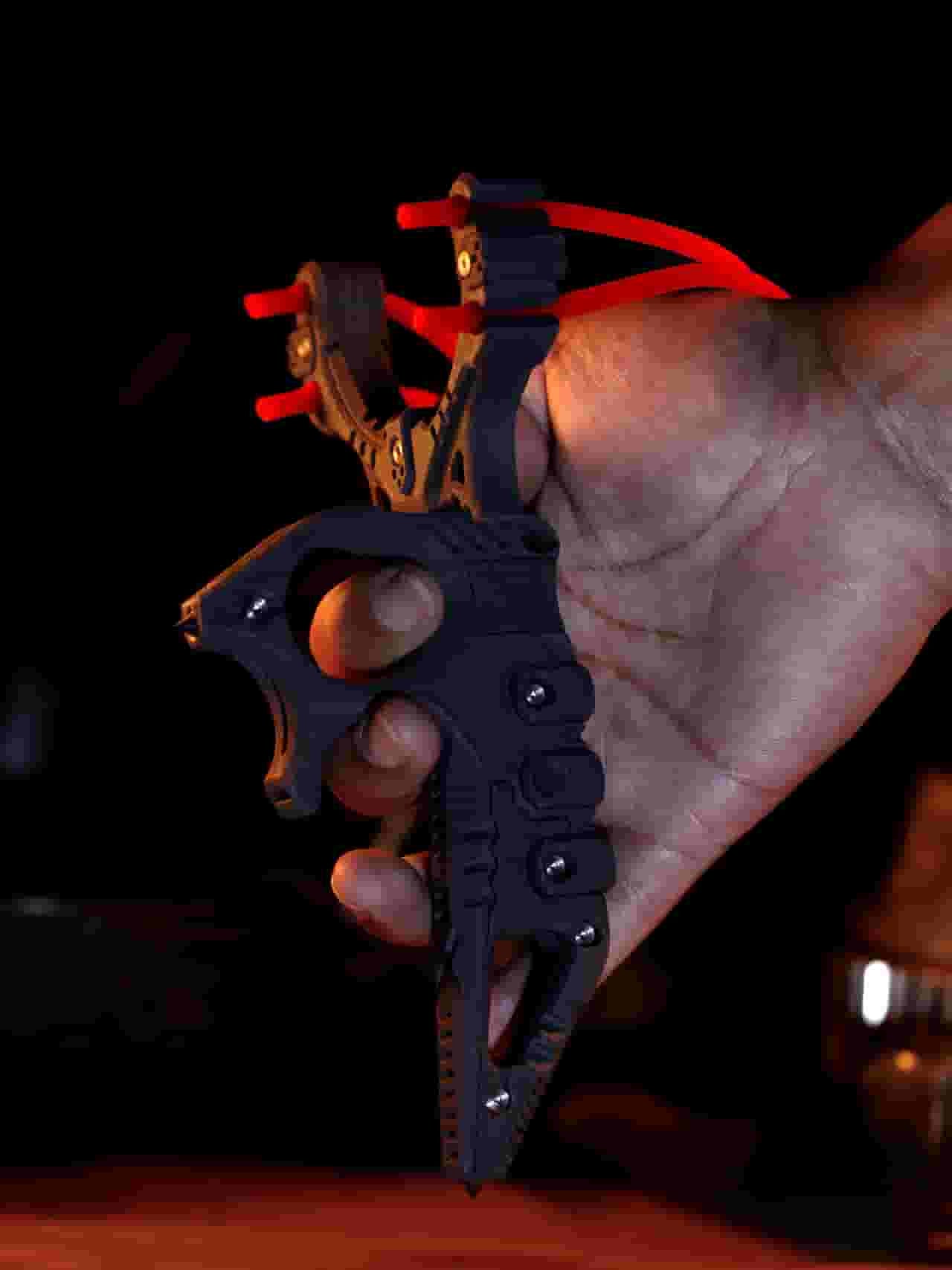 PLA-CF Carbon Fiber Modular Slingshot Handle