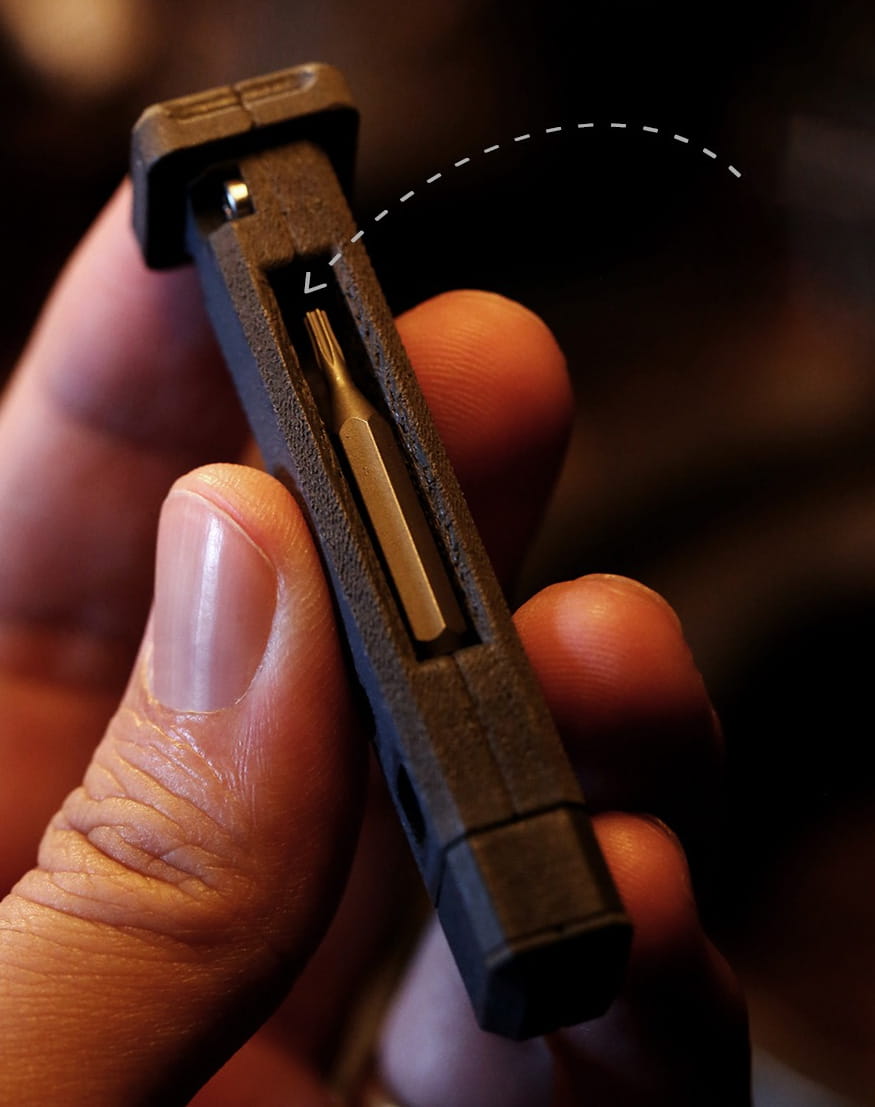 PLA-CF Carbon Fiber Modular Slingshot Handle