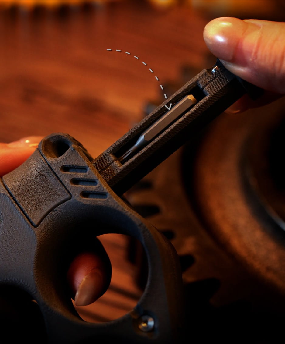 PLA-CF Carbon Fiber Modular Slingshot Handle