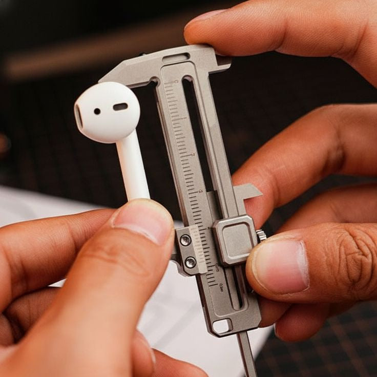 Precision Titanium Multi Tool Caliper with Integrated Wrench and Bottle Opener