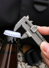 Precision Titanium Multi Tool Caliper with Integrated Wrench and Bottle Opener