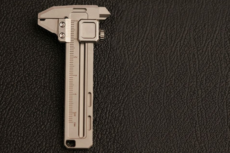 Precision Titanium Multi Tool Caliper with Integrated Wrench and Bottle Opener