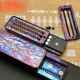 Solar Storm Titanium Slider – Premium EDC Fidget Toy with Dual-Layer Magnetic Rails