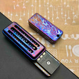 Solar Storm Titanium Slider – Premium EDC Fidget Toy with Dual-Layer Magnetic Rails