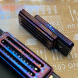 Solar Storm Titanium Slider – Premium EDC Fidget Toy with Dual-Layer Magnetic Rails