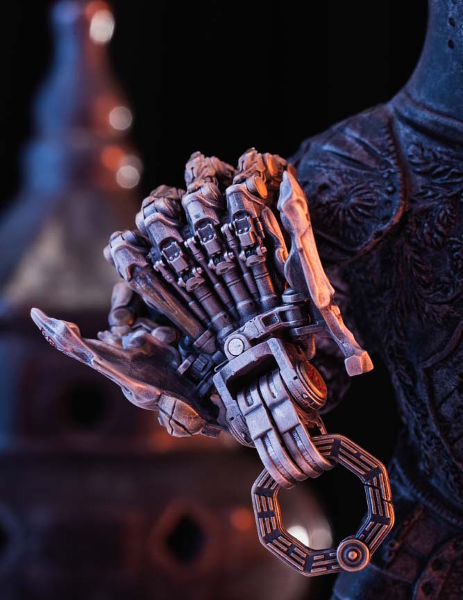 Steampunk Daoist Mechanical Hand