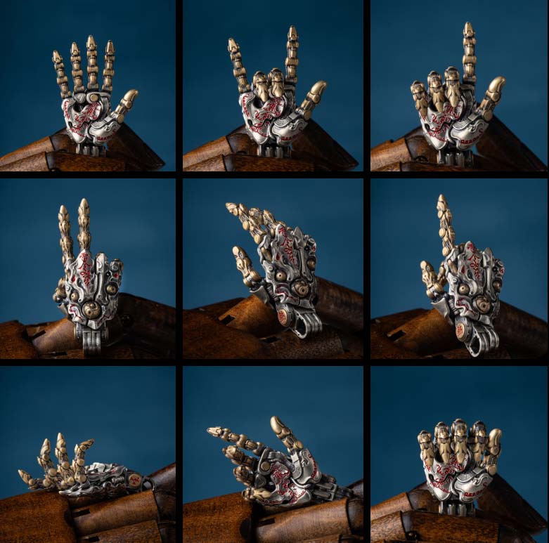 Steampunk Daoist Mechanical Hand