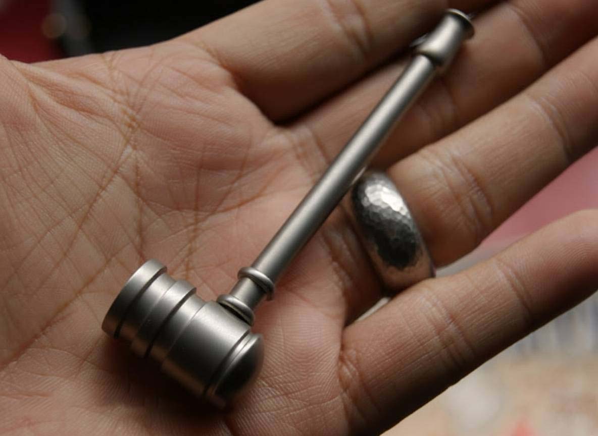 TA2 Titanium Alloy Mini Smoking Pipe