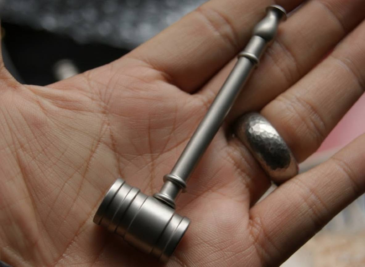 TA2 Titanium Alloy Mini Smoking Pipe