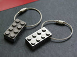 TC4 Titanium Alloy Brick Keychain